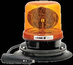 Beacons - LED Rotating LED 108000 True rotating LED. Heavy duty, virtually unbreakable. Patented Hybrid Drive technology. No gears, no belts, no brushes. SAE Class 1 rated output.