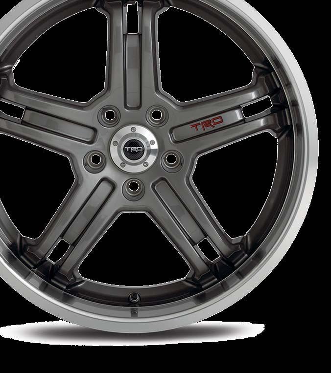 TRD 19-IN. 5-SPOKE WHEELS Nothing changes the stance of your xb like an aggressive set of rims. Bolt on these TRD 19-in.
