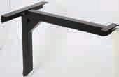 finishes MAHOGANY OAK Table Bases All table bases feature cast iron base, cast iron spider, 3" black powder coated steel