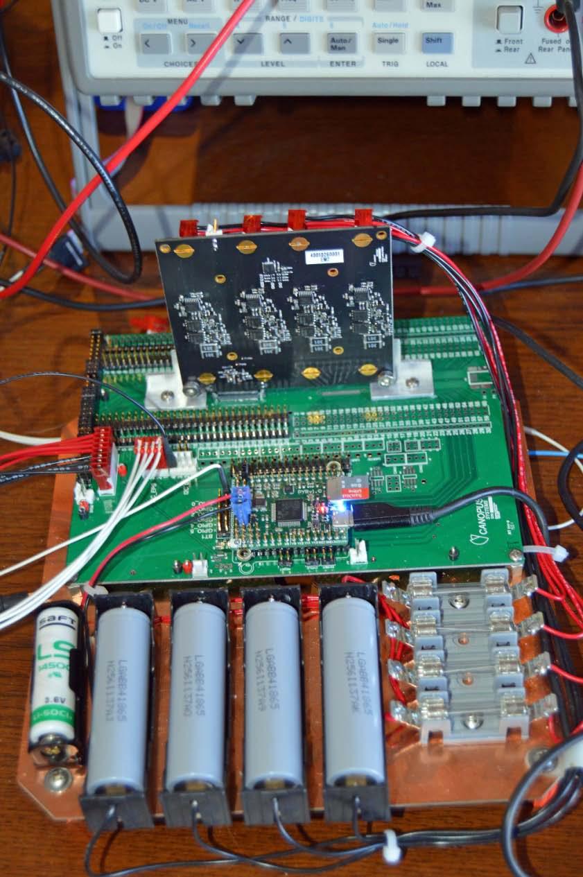 Test Setup Battery Board