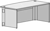 30/36 Executive Desks VOLITION MODEL NUMBER Model Top D x L Basic Model Modesty Panel End Panel Edge Style Trim Paint Laminate or RWV* Top Top Surface Executive Desk l Consists of top, two legs, full
