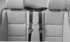 REAR SEATS The E46iC is designed as a four passenger vehicle.