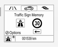 224 Driving and operating Activation or deactivation of the rear cross traffic alert can be set in the vehicle personalisation menu in the Info-Display. Vehicle personalisation 3 126.