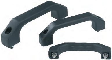 black with fine texture K0200.140082 These handles possess extreme torsional strength and are highly operator friendly. Fastening screws, nuts and flat washers are supplied.