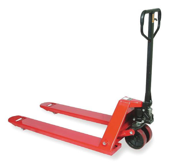 LENGTH LOAD POWER TYPE DIMENSIONS WEIGHT CAT-CLASS Dayton 11K278 Pallet Lifter 46 in 3000 lbs 31 ½ in Manual 67 x 28 x 65 in 340 lbs 480-1137