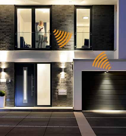 Good reasons to try Hörmann Hörmann BiSecur: The modern radio system for garage door and entrance gate operators Bi-directional radio system BiSecur 9 Convenient inquiry of the door position The