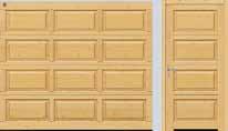 dimensions Width 5000 mm Height 3000 mm LTH, panelled, Nordic Pine