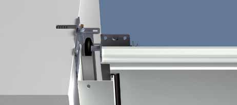 Properly mounted and fitted Standard fitting and special anchors for side fixing Everything standard The sectional door can be
