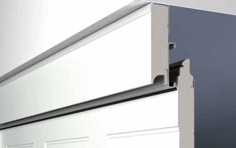 Properly adjusted Fascia panels to create the look of a single unit Fascia panels For standard fitting behind the opening with small