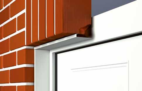 Solutions for special fitting situations Retrofit fascias Retrofit fascia set To properly cover damaged wall edges Unattractive gaps in the lintel and opening areas can be