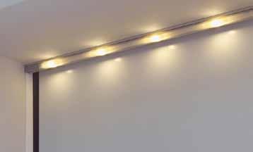 Emergency battery HNA LED lighting for doors An LED light strip with neutral white light puts your door and