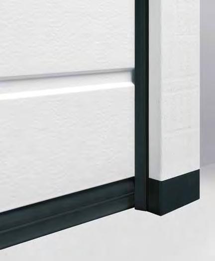 6 7 Optimum long-term protection Exclusive interior door view Only from Hörmann A non-brittle, 4 cm