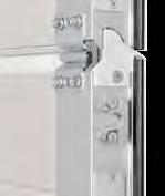 door height with one bolt and hook bolt