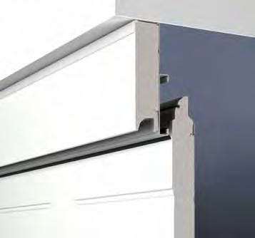 MODERNISE AND IMPROVE Fascia panels for standard fitting behind the opening with small lintel space For all door versions, our