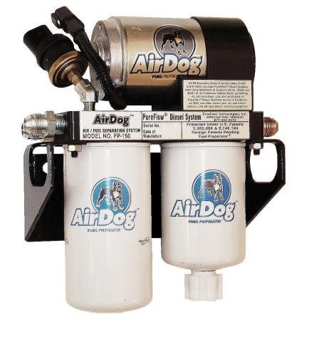 AirDog II-NO In-Tank Pump Dodge 1998 ½ - 2004 Section 8 Fuel Filter & Water Separator Filter Service Recommendations Plugging of either the fuel filter or the water separator itself will cause low
