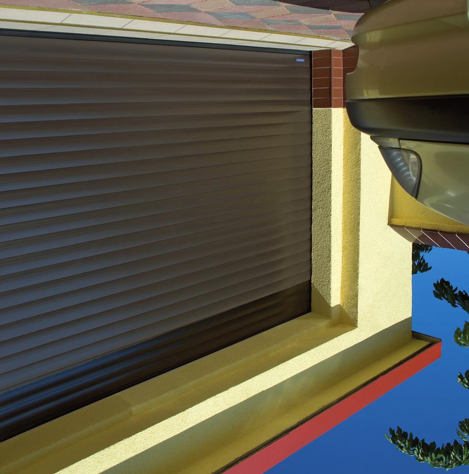 ROLLER DOOR - MODELS AND COLOURS roller door colour: dark brown Door shape, dimensions and