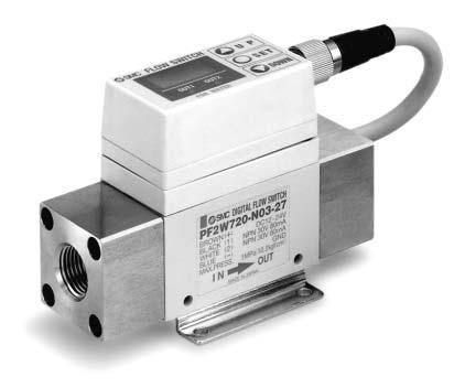 Digital Flow Switch For Water Series PF2W For details about certified products conforming to international standards, visit us at www.smcworld.com.