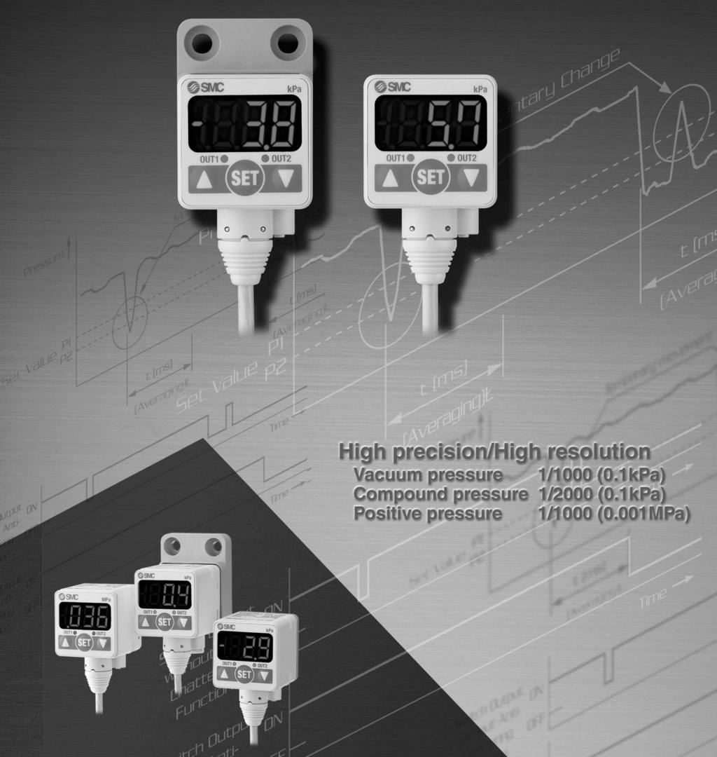 High Precision, Digital Pressure Switch Series SE4/ISE4