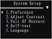 4.2 System Setup The scanner allows you to make the following settings: Preference: When the scanner is auto scanning, the scan tool will first try the default protocol which you have set.