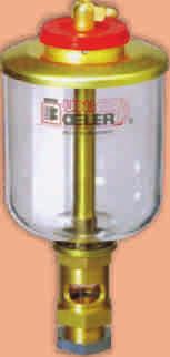 drip feed oiler of this type also includes a manual valve for the closing of the oil supply to all drippers at once.