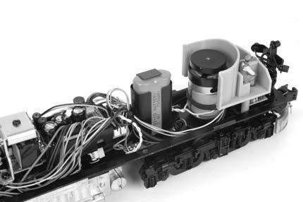 Self Charging Battery Back-up The special NiCad 2.4v self-charging battery recharges continuously during train operation and should last for up to five years.