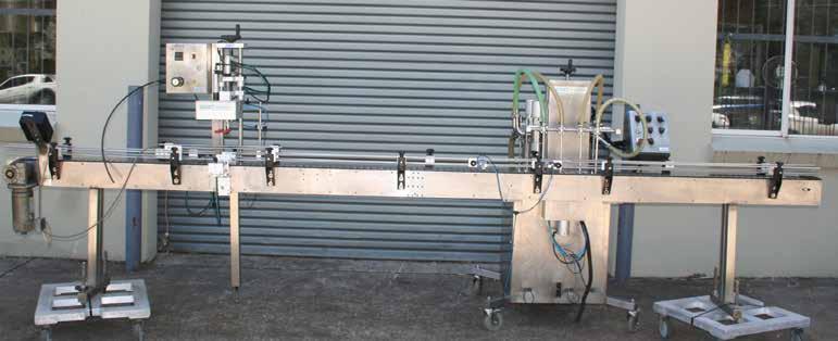 HIGH QUALITY SECOND HAND EQUIPMENT 2 x Asset Filling and Capping Line 1 x Asset 4 Head Filling Line, Model AMF, 1250ml capacity