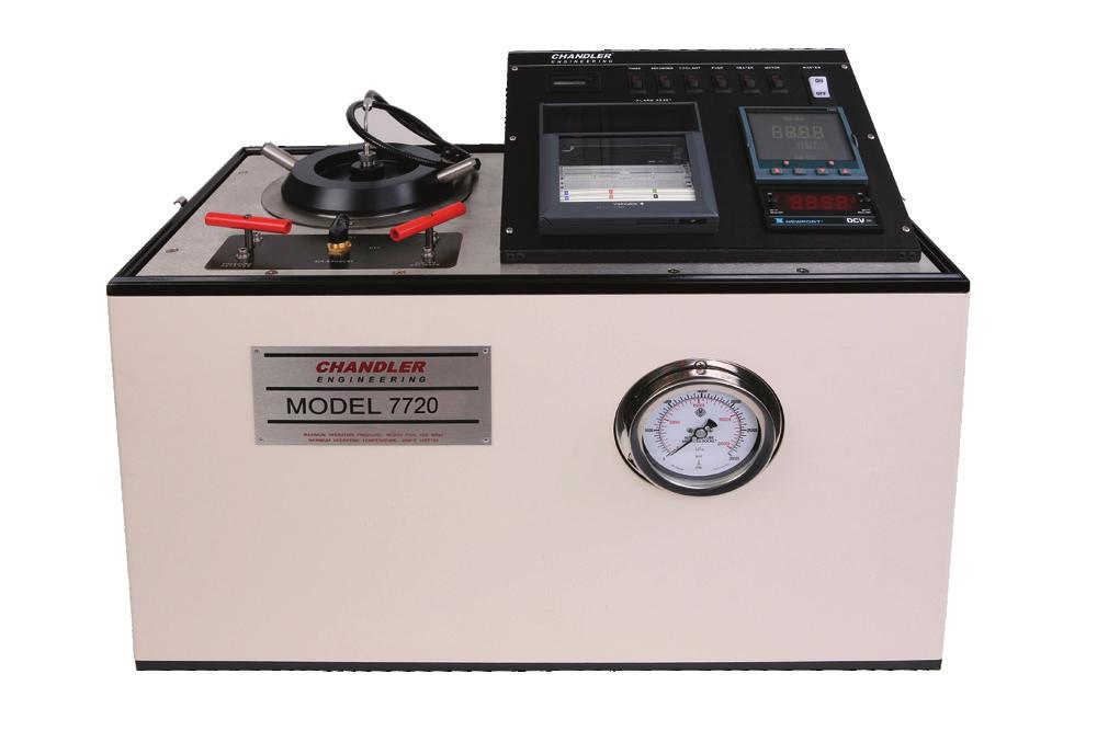 Model 7720 BENCH-TOP PRESSURIZED CONSISTOMETER A Critical Tool for Oil Well Cementing The Model 7720 Bench-Top Consistometer enables mobile and remote cement testing laboratories with very limited