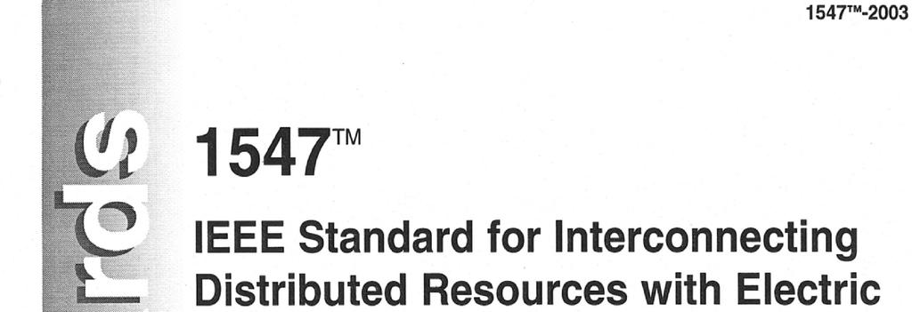 American National Standard ANSI/IEEE Standard 1547 4.