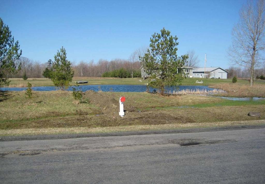 South Town Building Road Fill Site This recently installed dry hydrant at a local pond was used as the initial fill site for