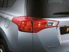 RAV4 a sleek and captivating look (chrome plating at the bumper is available for  17 ALLOY