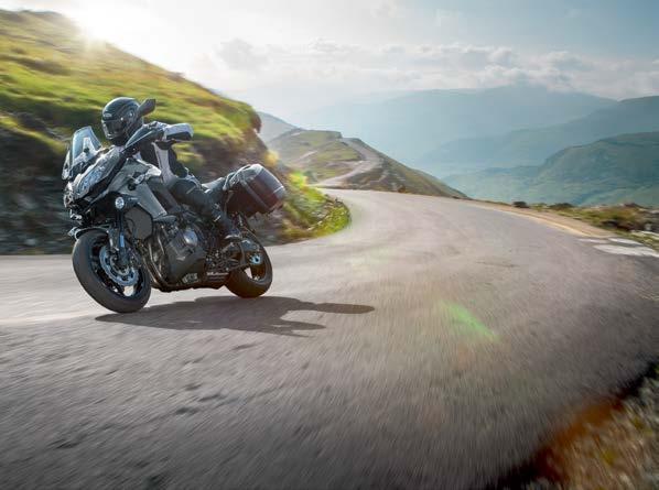 CHANGE YOUR VIEW THE EVERYDAY AND THE FAMILIAR QUICKLY DISAPPEAR BEHIND YOU ON THE VERSYS 1000.