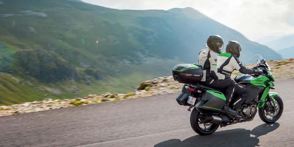 THE PERFECT PACKAGE THE VERSYS 1000 BECOMES THE PERFECT TRAVELLING COMPANION WITH THESE SELECTIONS FROM A RANGE OF