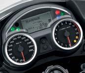 position indicator, coolant temperature gauge plus battery voltage readings and clock.