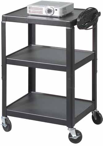 Audio Visual: Utility Carts Fully Welded Utility Cart All steel construction. Locking storage cabinet.