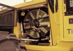 Fan rpm is automatically governed for optimal fuel efficiency.