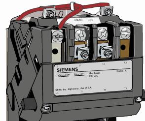 CONTACTOR STARTER OVERLOAD RELAY Motors are subject to high starting currents and