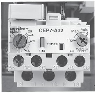 Choice of tripping classes ecause of today s lighter T-frame motors, Class 10 overload relays (relays that trip within 10 seconds of a locked rotor condition) have become the industry standard.