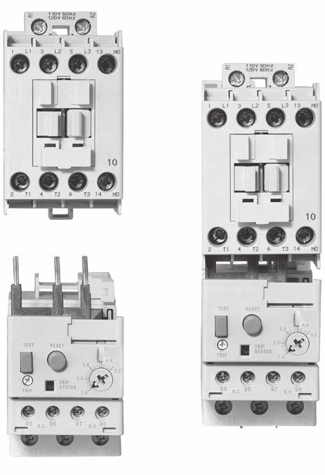 overload relays are available with Class 10, 15, 20 or 30 tripping characteristics Selectable DIP switch for: Manual versus automatic mode Trip class (10, 15, 20 or 30) Selectable tripping class