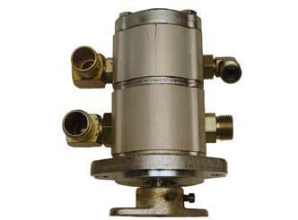 Hydraulic Tandem Pump Installation Hydraulic Tandem Pump fitting orientation (Fig. 0441 bottom view).
