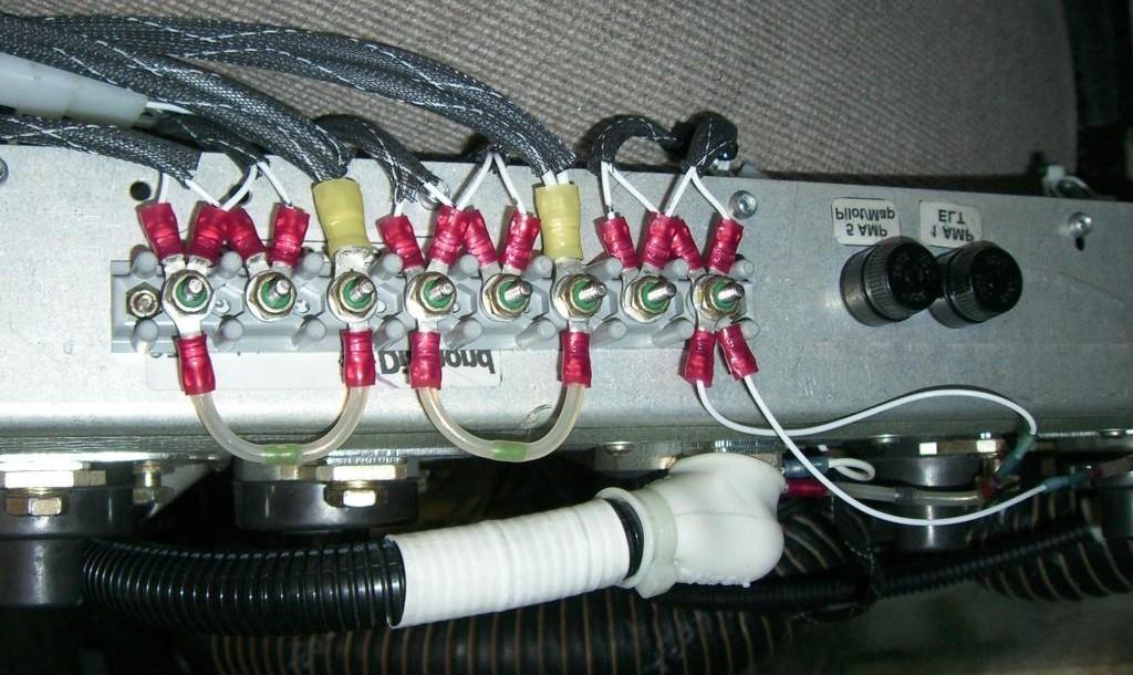 NOTE: The battery relay does not have a diode installed as the alternator relays. NOTE: On the battery relay are two wires connected.