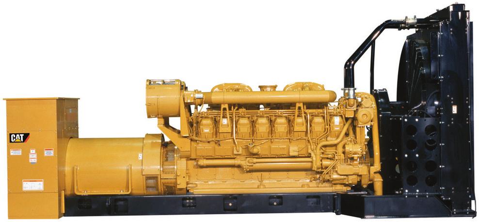 DIESEL GENERATOR SET STANDBY 1750 ekw 2188 kva Caterpillar is leading the power generation marketplace with Power Solutions engineered to deliver unmatched flexibility, expandability, reliability,