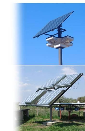 Solar Tracker Product Overview Exclusive partnership with FEiNA Full-range product line Single axis ground mount and special roof mount systems Small (500 Wp) Utility scale (10,000 Wp) Dual axis