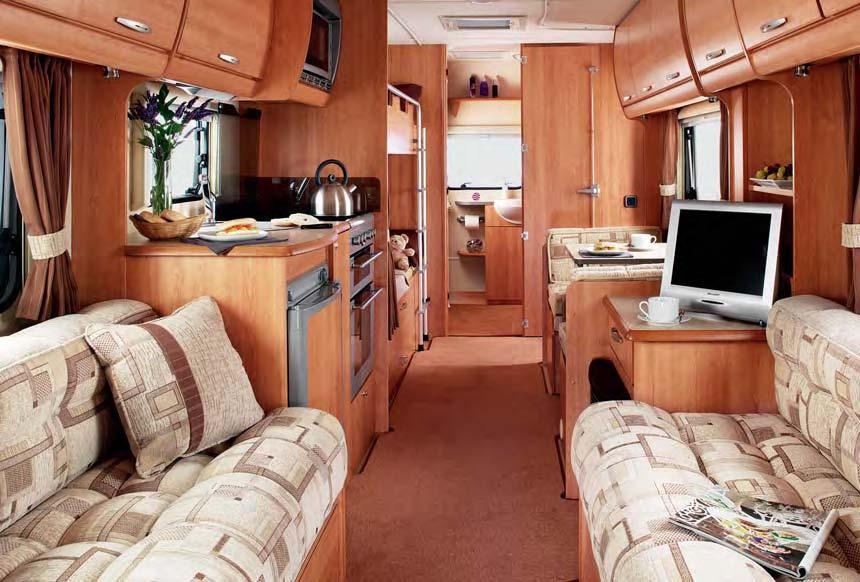 Interior improvements include more stylish furniture, mains lighting, a Status 530 directional