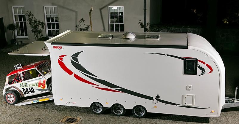 Motorsport Trailers Ltd Specification Sheet Trailer Model 5600 with Internal Bulkhead Date 05th July 2014 Motorsport Trailers Series Chassis and Body Specifications Description Overall Length (from