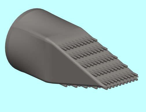 Figure 5. Model of the drops distributed exhaust nozzle. From Reference 12.