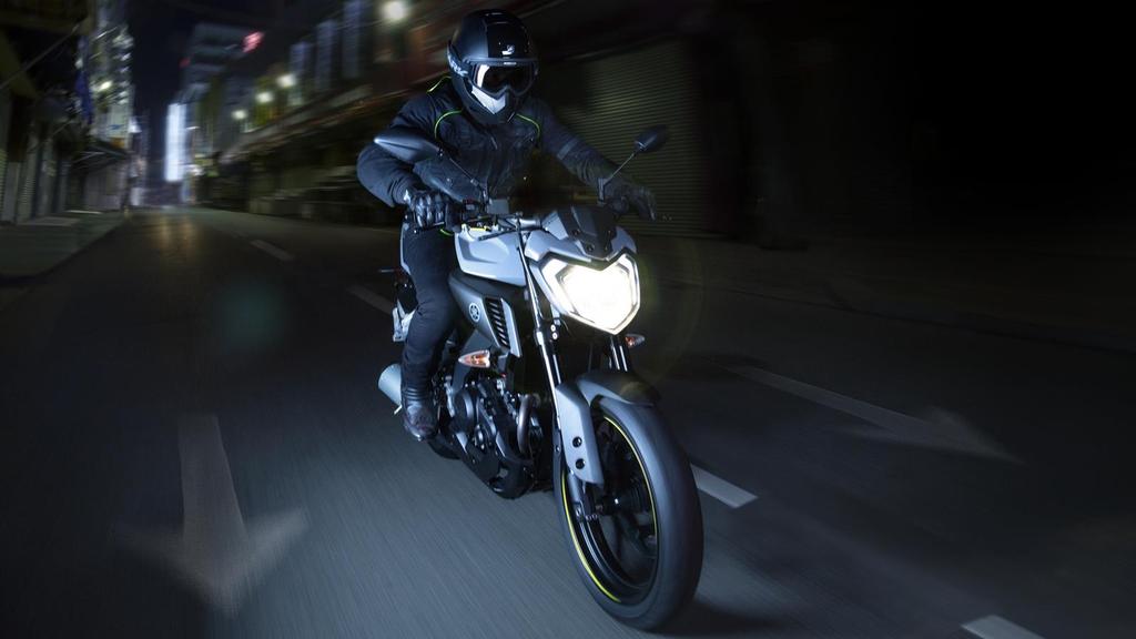 Don't be afraid of the Dark! Yamaha's MT models have totally shaken up the world of motorcycling. With their radical style and ultra cool image, the MT family is all about pure riding emotion.