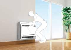 Indoor Unit Floor-Standing Type Dual Air Discharge Daikin s inverter floor standing s provide highly effective heating