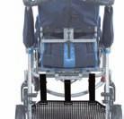 Easy handling is ensured as well as by the stroller s fully foldable frame even with attached seat.