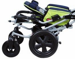 TOM 4 Xcountry - facelift version of very popular fully adjustable rehab-strollers for handicapped children is based on improved design of the TOMline undercarriages with 300 mm (200/300 mm) wheels,