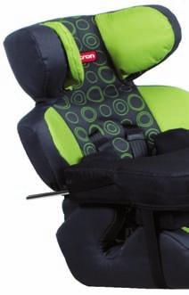 Baby car seat MONTEREY is comfortable car safety restraint category 2 and 3, suitable for younger as well as older children